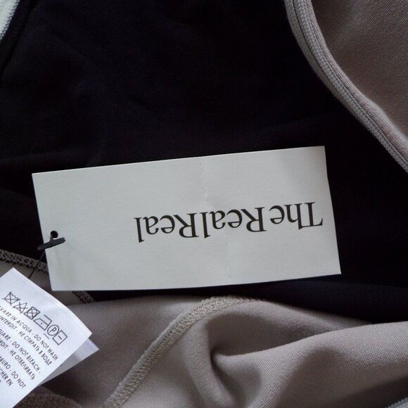 Slimming Stella Mccartney  colorblock bodycon Cocktail Party dress M - Picture 11 of 11